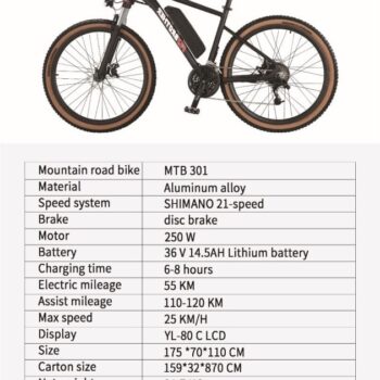 MTB301 MOUNTAIN ROAD BIKE